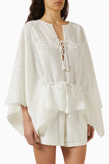 بلوزة واجما بأربطة