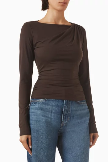 بلوزة ليام منسوجة