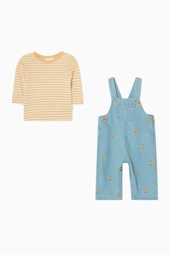 طقم لباس قطعة واحدة دينم 