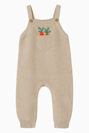 Easter Knitted Overalls in Cotton & Wool