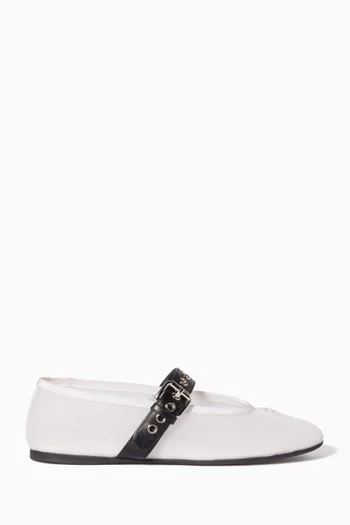 Ballerinas in Mesh Fabric