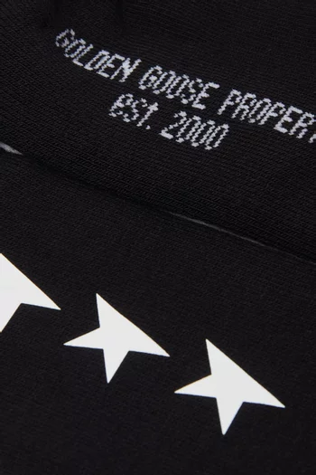 Star Socks in Cotton