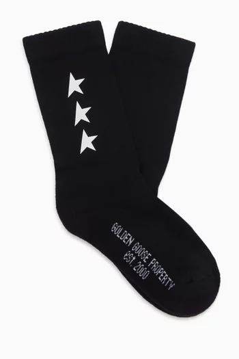 Star Socks in Cotton