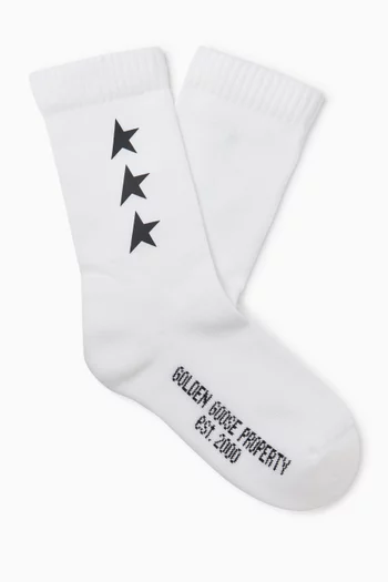 Star Socks in Cotton
