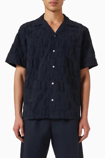 Peer Jacquard Shirt in Cotton-blend