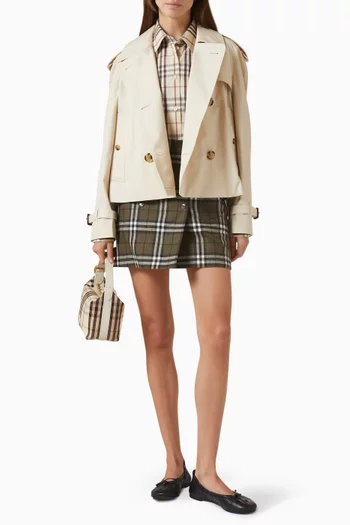 Emma Check Shirt in Cotton