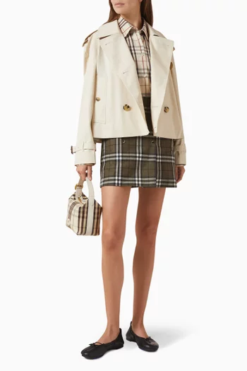 Crop Trench Jacket
