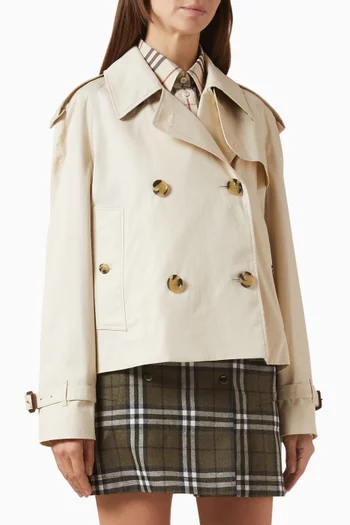 Crop Trench Jacket