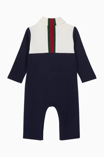 Polo Sleepsuit in Cotton