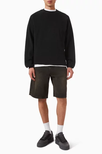 تي شيرت بنسيج متشابك قطن