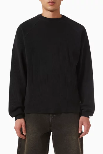 تي شيرت بنسيج متشابك قطن