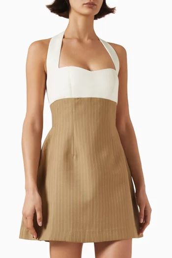knit dress brown Button Mini Dress – Odd Muse