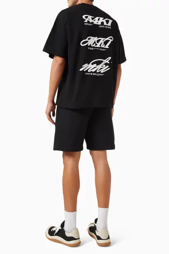 Stack Oversized T-shirt in Cotton-jersey
