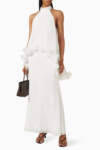 Poppy Cape Gown