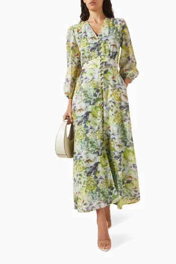 Floral-print Maxi Dress