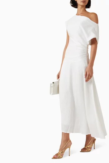 Asymmetrical Midi Dress
