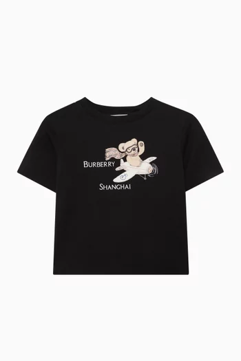Shanghai Logo T-Shirt in Cotton