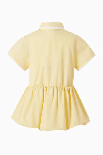Logo Shirt Dress in Cotton