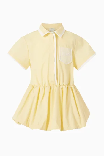 Logo Shirt Dress in Cotton
