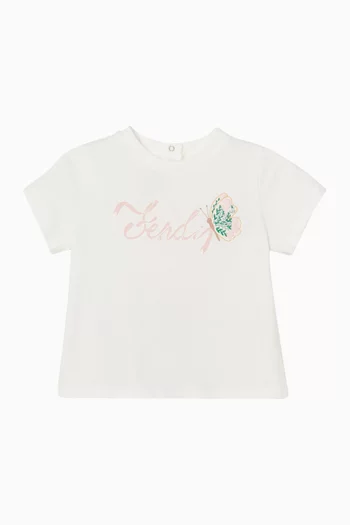 Baby Butterfly-print T-shirt in Cotton