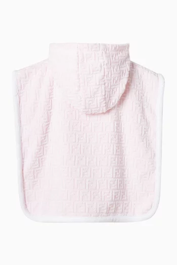 Logo Terry Hooded Poncho