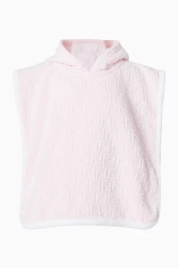 Logo Terry Hooded Poncho