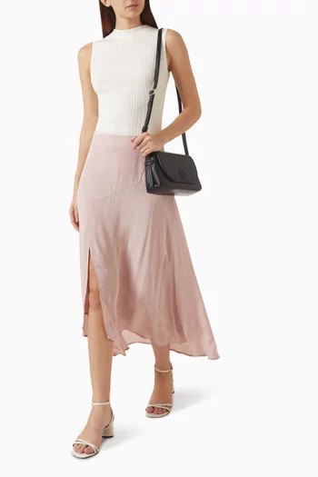 Midi Skirt in Crepe de Chine