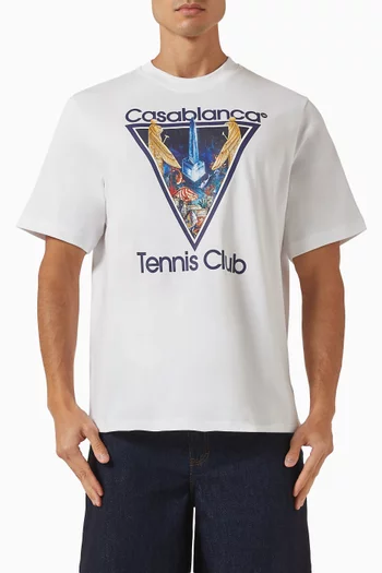 Tennis Club Icon T-shirt in Organic-cotton