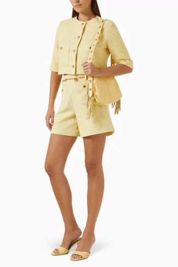 شورت بحزام بسلسلة تويد