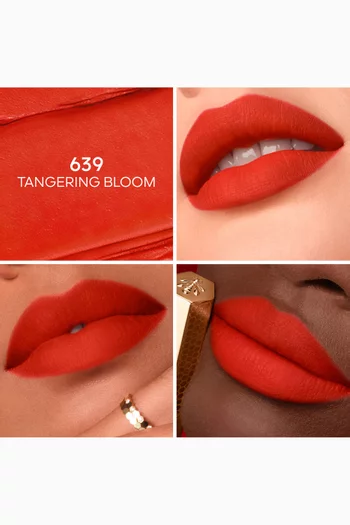 639 Tangerine Bloom KissKiss Blur Matte Honey-infused Lipstick, 1.85g