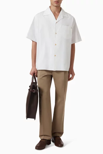 VGold Bowling Shirt in Cotton-poplin
