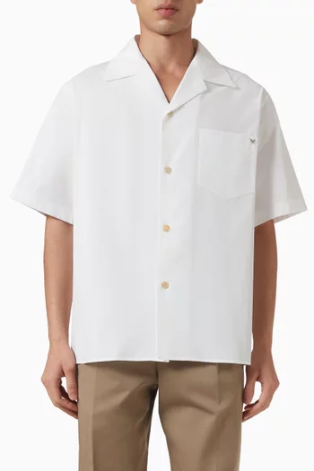 VGold Bowling Shirt in Cotton-poplin