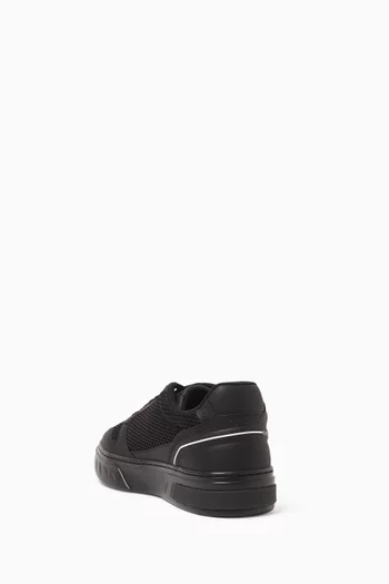 EA7 Logo Sneakers in Mesh