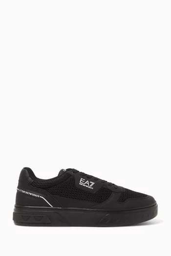 EA7 Logo Sneakers in Mesh