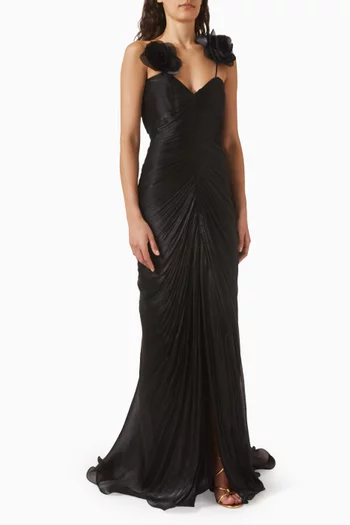 Golden Bloom Gown