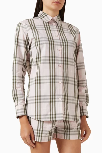 Check Shirt in Cotton