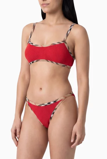 x Hunza G Tyler Bikini Set & Scrunchie in Original Crinkle™