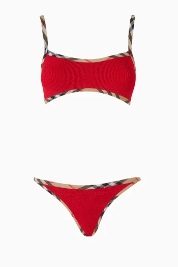 x Hunza G Tyler Bikini Set & Scrunchie in Original Crinkle™