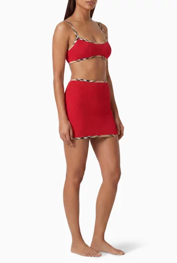 x Hunza G Devyn Swimskirt & Scrunchie in Original Crinkle™
