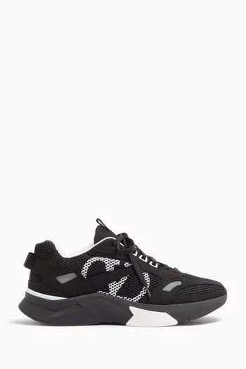 Demivee Sneakers in Mesh & Suede