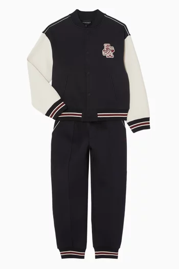 Varsity Sweatshirt in Double Jersey