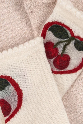 Cherry Rose Socks 2-Pack