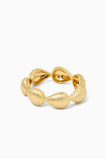 Sculpted Ring in Brushed 18kt Gold
