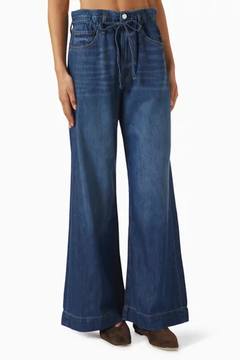 Dover Palazzo Jeans in Denim