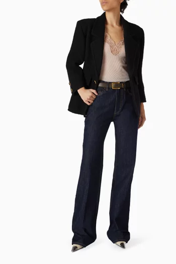 70s Flared Jeans in Denim