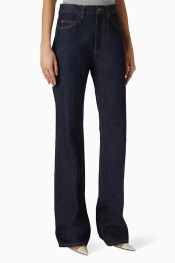 70s Flared Jeans in Denim