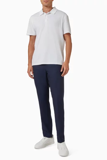 Polo Shirt in Interlock-knit