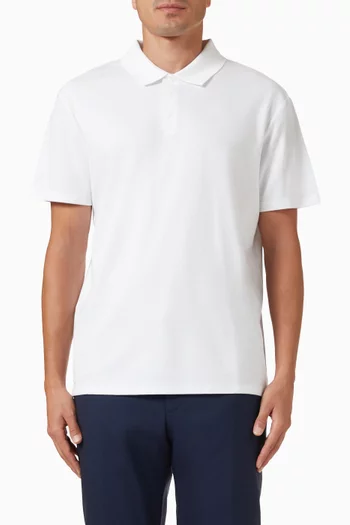Polo Shirt in Interlock-knit