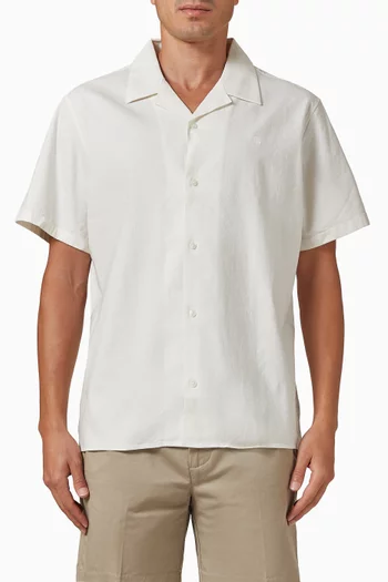 Camp Shirt in Linen-blend