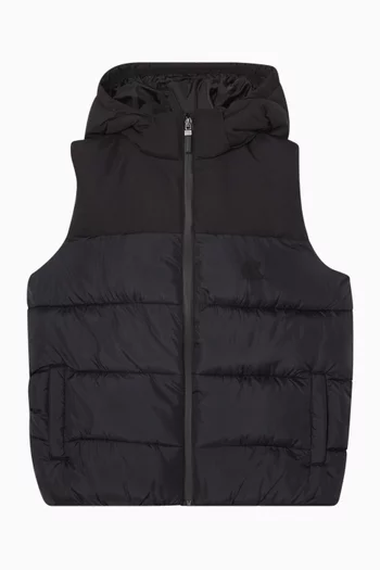 Tonal Block Padded Vest